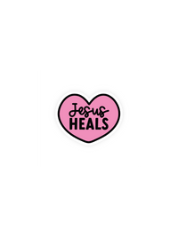 Jesus Heals Sticker