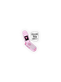 Hey Girl Pray About It Sticker