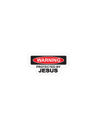 Protected By Jesus Sticker