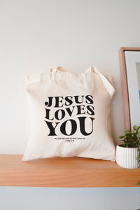 Jesus Loves You Tote