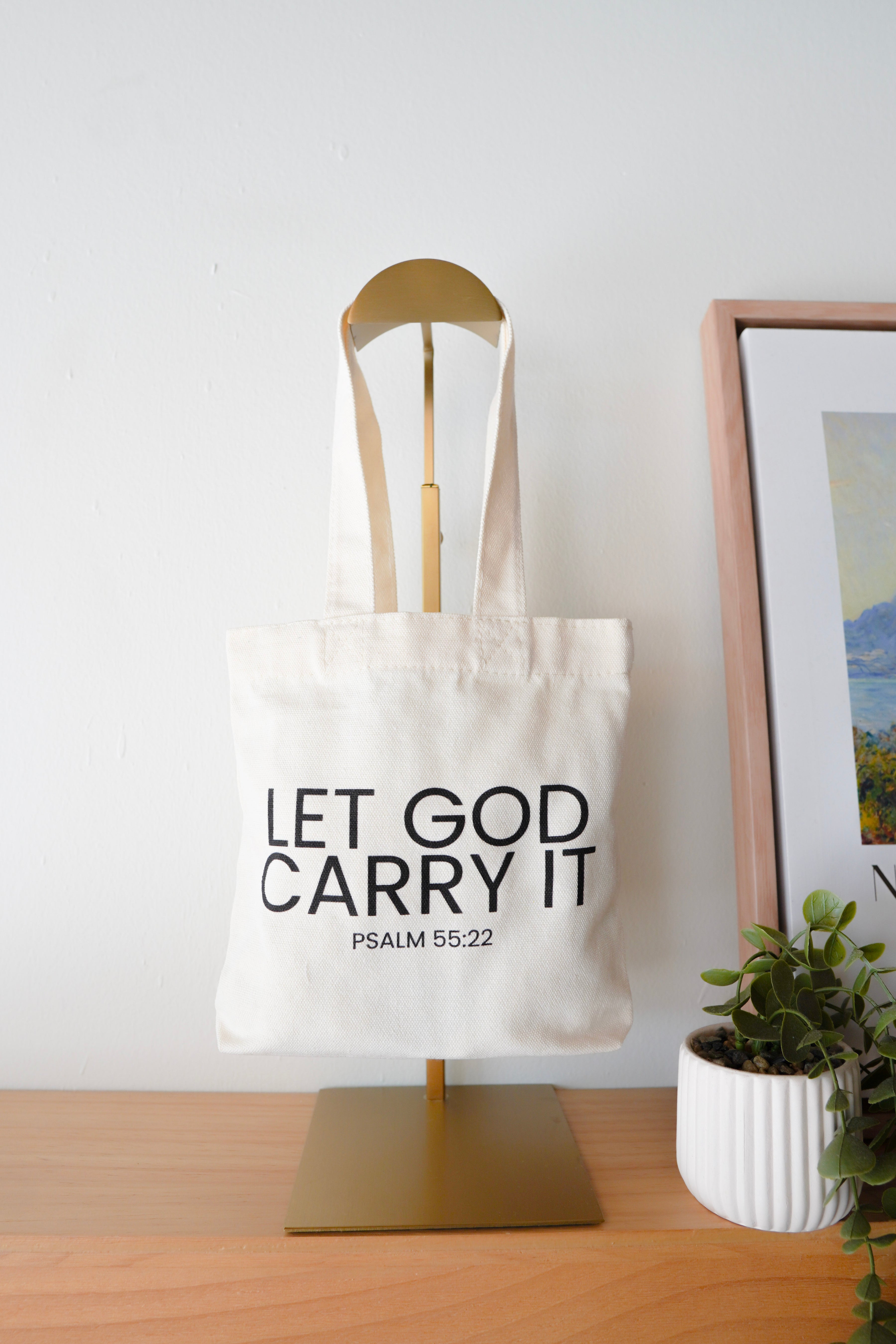 Let God Carry It Mini Tote